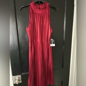 Simply Vera Vera Wang Rich Red Midi Dress